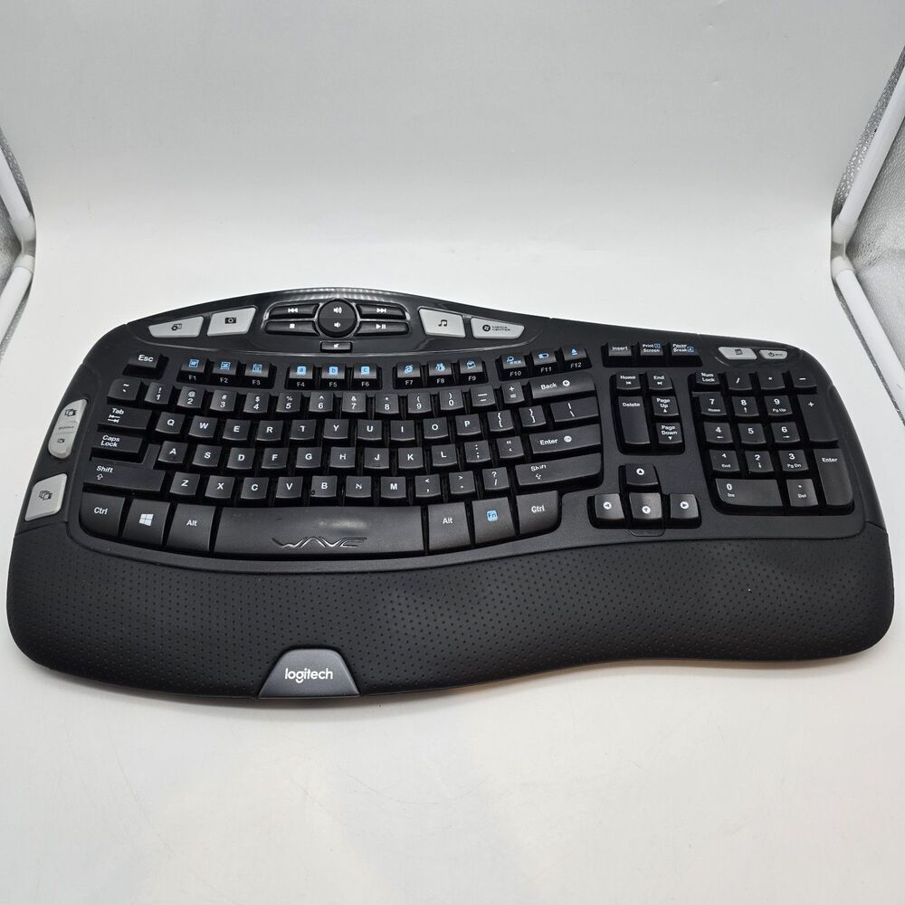 Logitech K350 (820-007885) Comfort Wave Wireless Keyboard **No USB Dongle!**